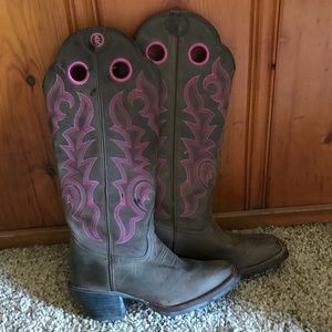 Tony Lama buckaroo ladies cowboy boots